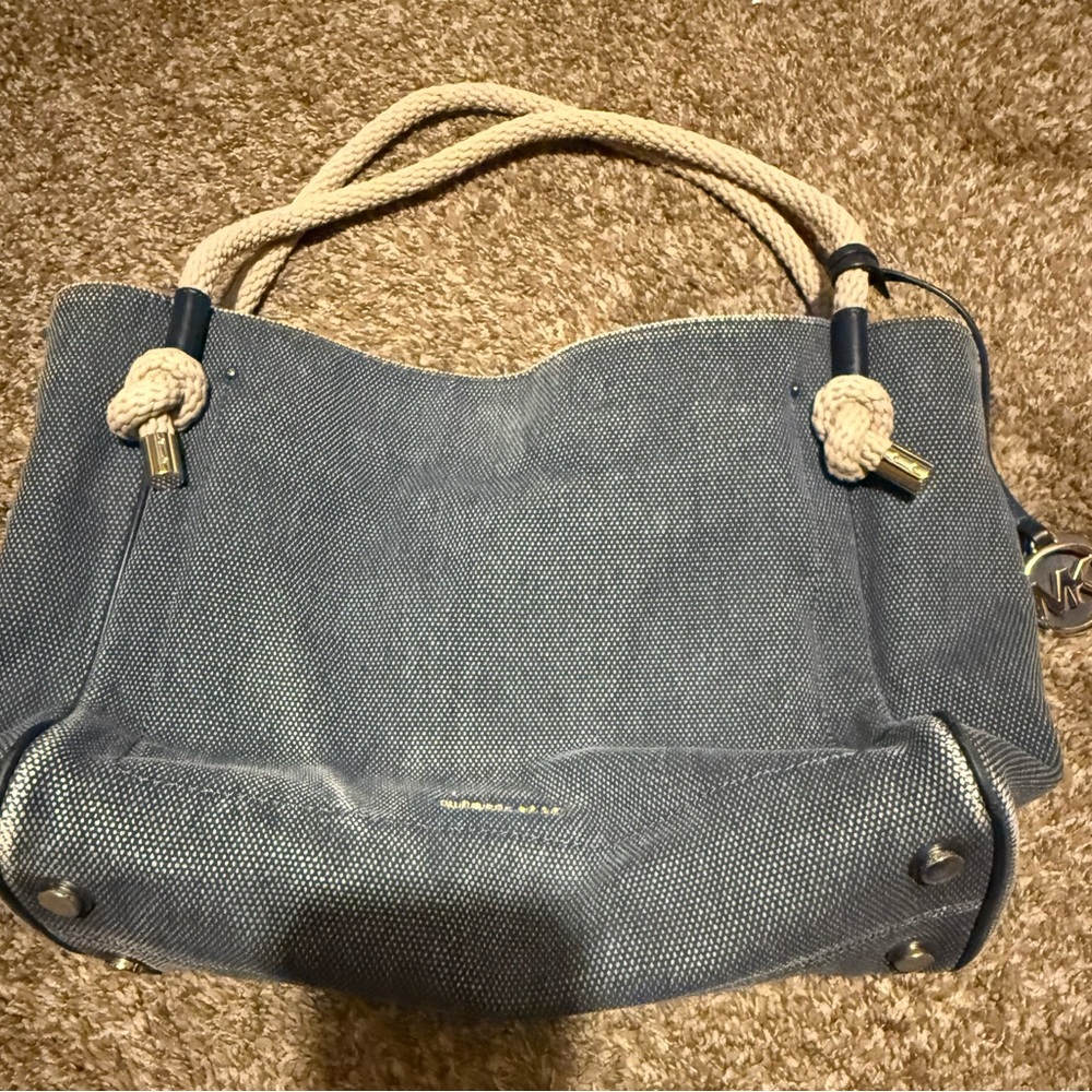 Michael Kors Denim Blue Shoulder Bag